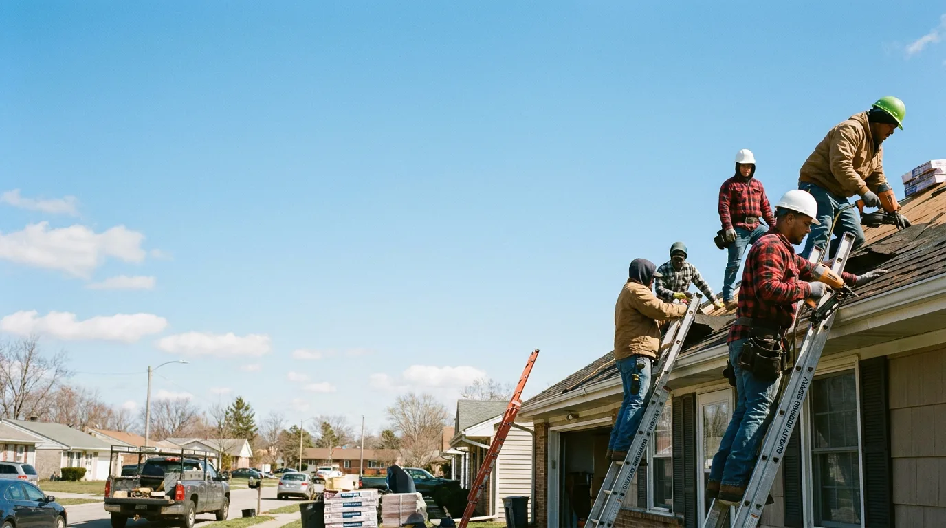 Roofing in Rumely, MI near me